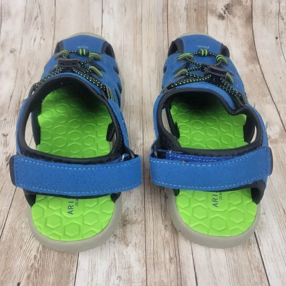 Arizona Boys Blue Green Sandals size 3